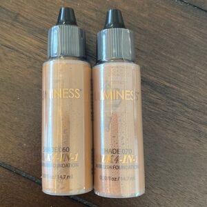 Luminess, airbrush foundation. Shades 060 & 070. Brand new, still sealed.